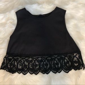 Cropped Zara tank top